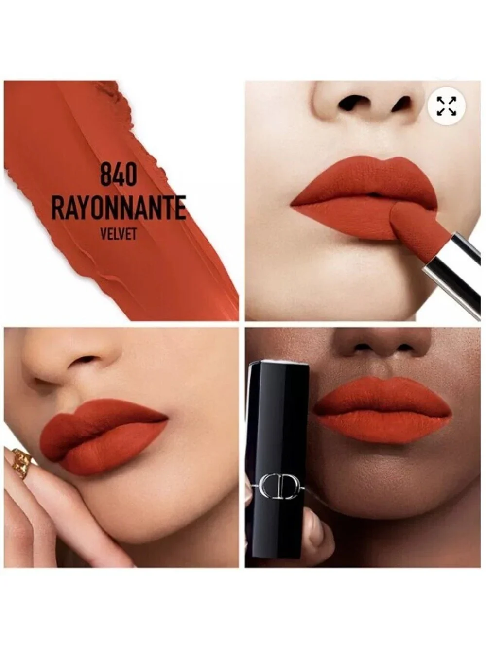 Dior rouge velvet